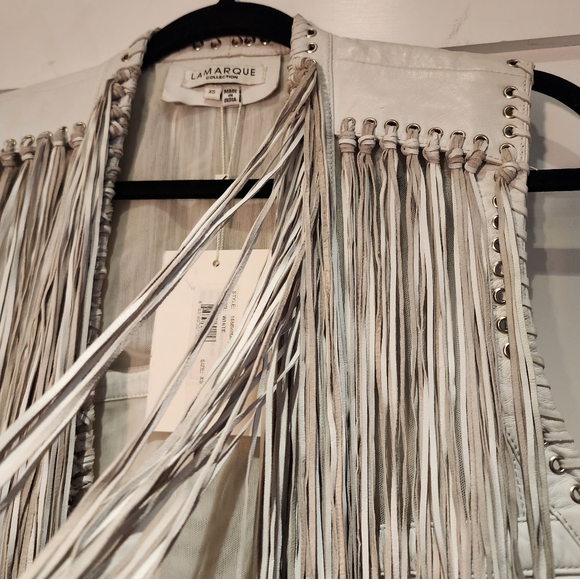NWT La Marque "Brittany" Fringe Vest - Picture 8 of 13